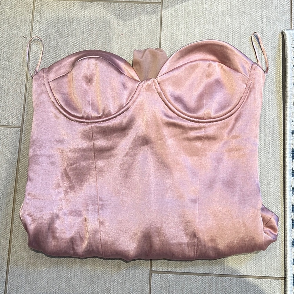 strapless Zara bodysuit